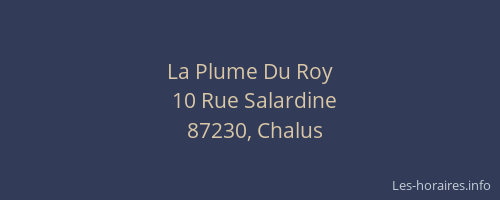 La Plume Du Roy