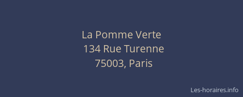 La Pomme Verte