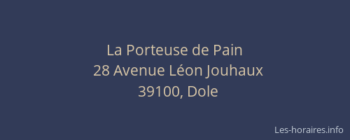 La Porteuse de Pain