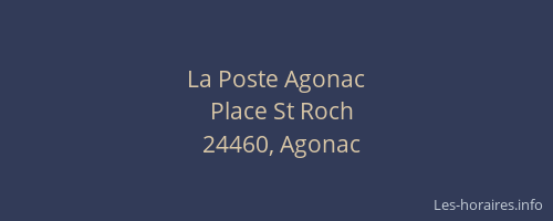 La Poste Agonac