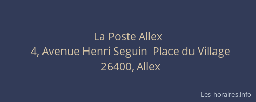 La Poste Allex