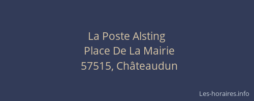 La Poste Alsting