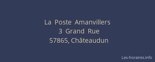 La  Poste  Amanvillers