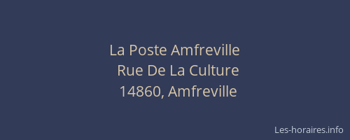 La Poste Amfreville