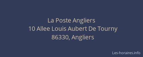 La Poste Angliers
