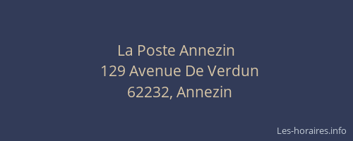 La Poste Annezin