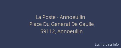 La Poste - Annoeullin