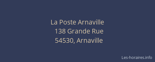 La Poste Arnaville