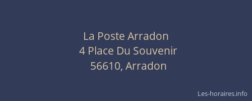 La Poste Arradon