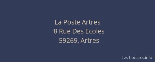 La Poste Artres