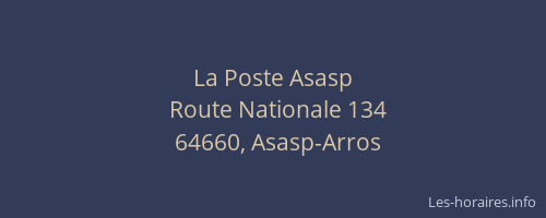 La Poste Asasp