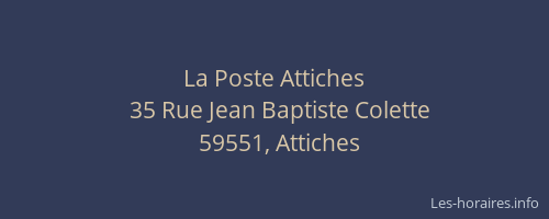 La Poste Attiches