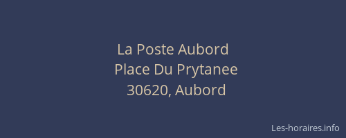La Poste Aubord
