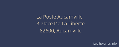 La Poste Aucamville