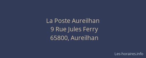 La Poste Aureilhan