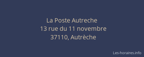 La Poste Autreche