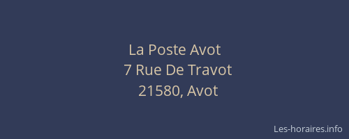 La Poste Avot
