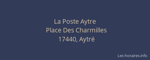 La Poste Aytre