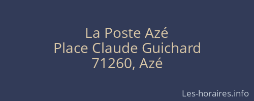 La Poste Azé