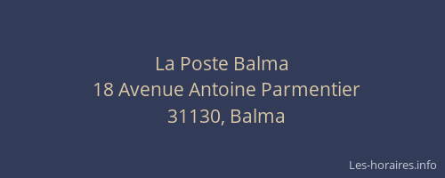 La Poste Balma