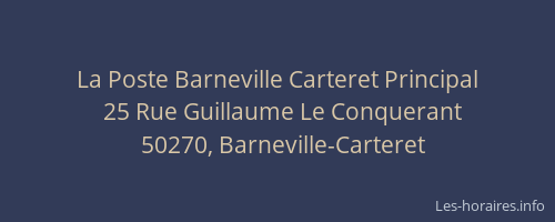 La Poste Barneville Carteret Principal