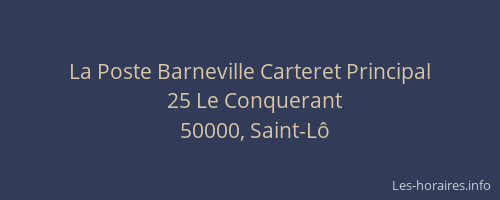 La Poste Barneville Carteret Principal