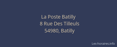 La Poste Batilly