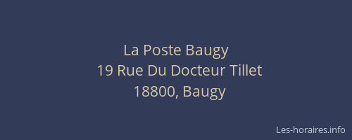 La Poste Baugy