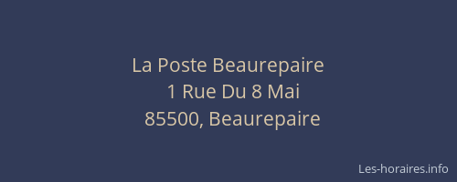 La Poste Beaurepaire
