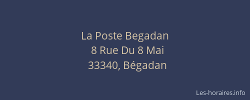 La Poste Begadan