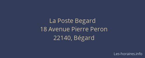 La Poste Begard