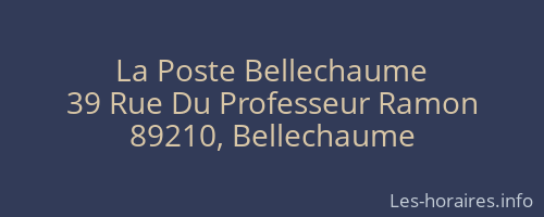 La Poste Bellechaume