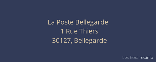 La Poste Bellegarde