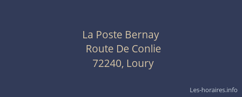 La Poste Bernay