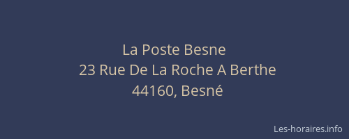La Poste Besne