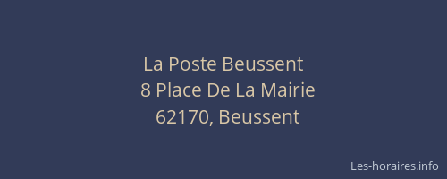 La Poste Beussent