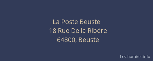 La Poste Beuste