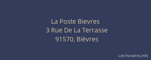 La Poste Bievres