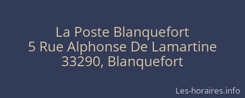 La Poste Blanquefort