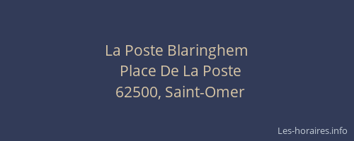 La Poste Blaringhem
