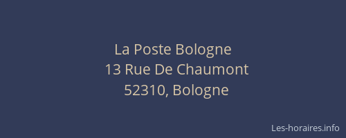 La Poste Bologne