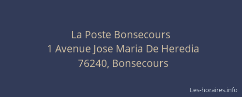 La Poste Bonsecours