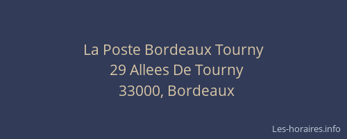 La Poste Bordeaux Tourny