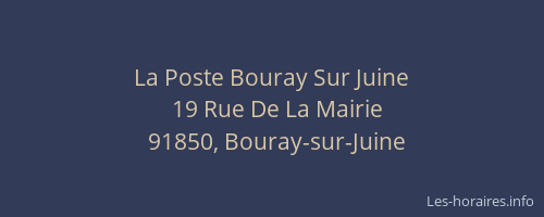 La Poste Bouray Sur Juine