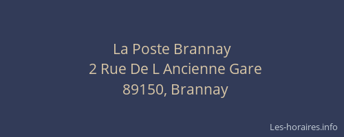 La Poste Brannay