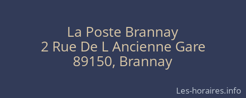 La Poste Brannay