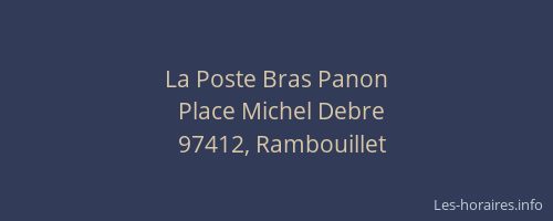 La Poste Bras Panon