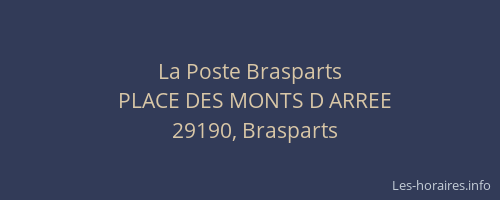 La Poste Brasparts