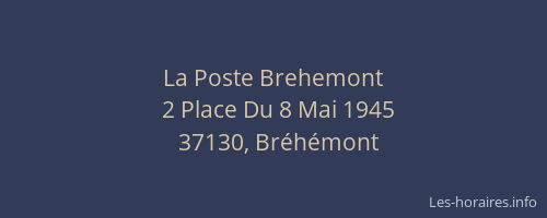 La Poste Brehemont