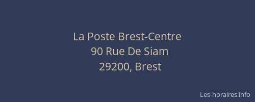 La Poste Brest-Centre